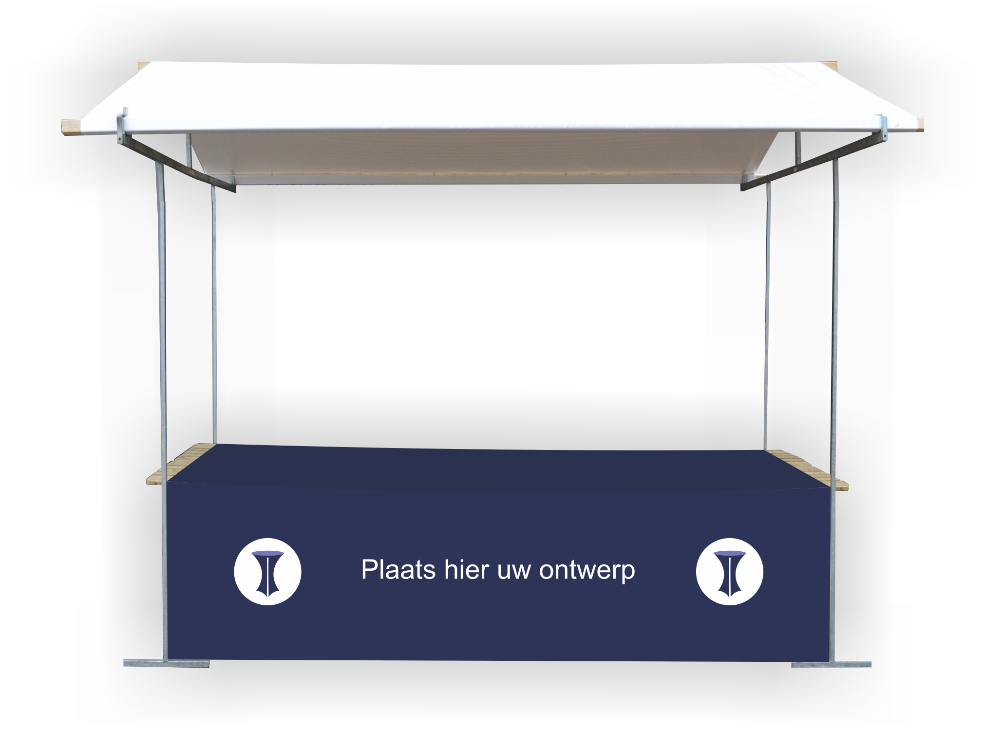 Marktkraamdoek bedrukken